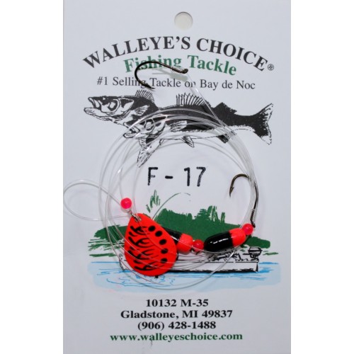 Walleye Spinner Rigs F Series Colorado 2 Blades